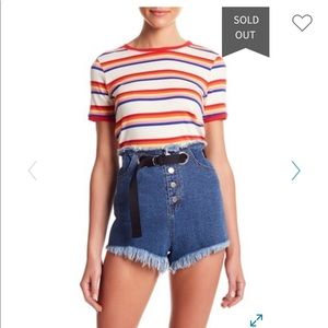 ISO: Honey Punch Striped Ringer Tee